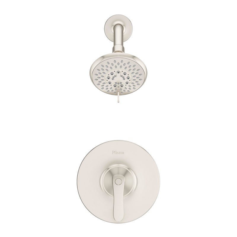 Pfister Weller Shower Only Trim Kit, Valve Not Included, 1-Handle, 2-Hole Install, Brushed Nickel Finish, LG897WRK - Image 5